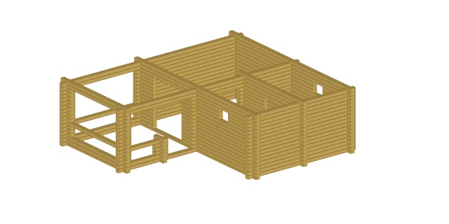 Баня 18м3 проф.брус 150-180мм 207т.р